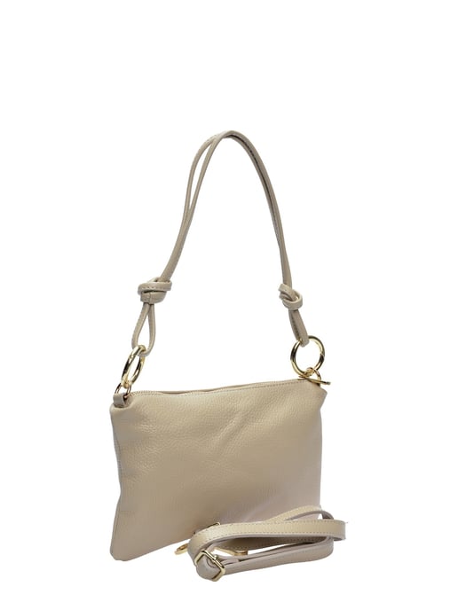 Anna Luchini Beige Bolso de cuero - Image 2