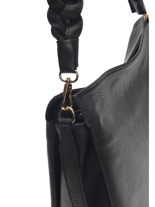 Luisa Vannini Negro Bolso de cuero - Image 3