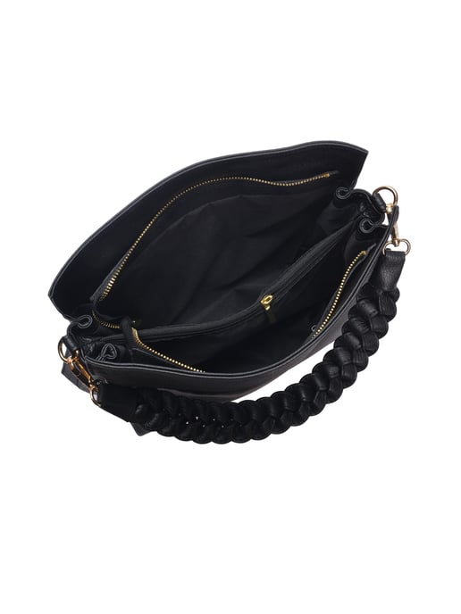Luisa Vannini Negro Bolso de cuero - Image 4