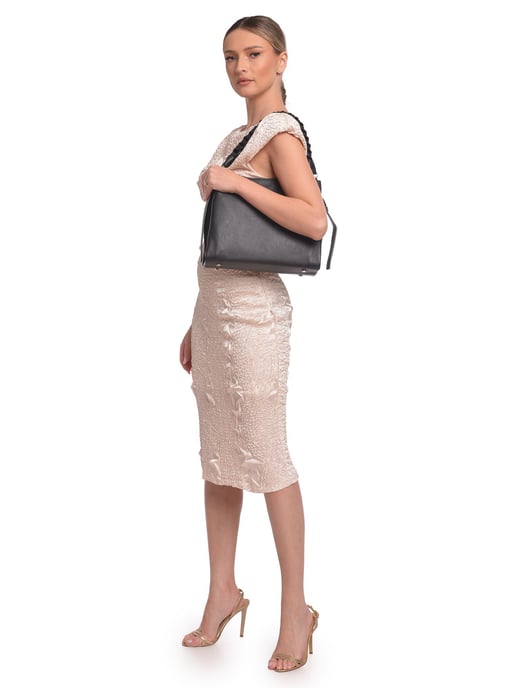 Luisa Vannini Negro Bolso de cuero - Image 5