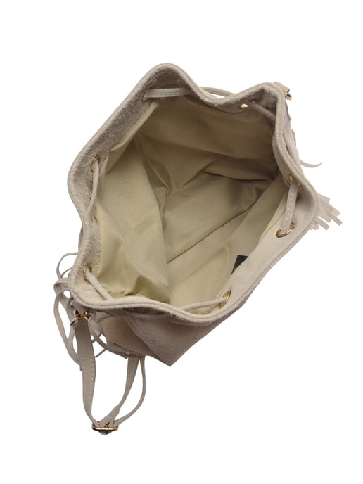 Roberta M Beige Bolso de cuero - Image 4
