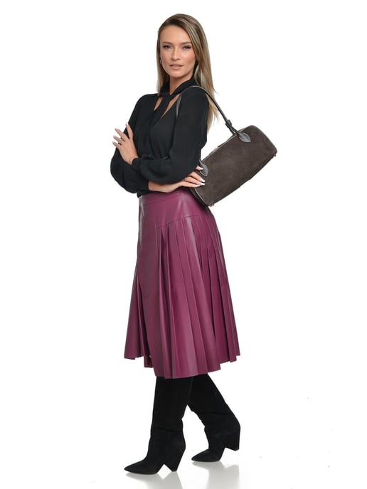 Anna Luchini Granate Bolso de cuero - Image 5