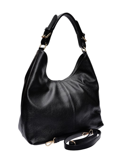 Anna Luchini Negro Bolso de cuero - Image 2