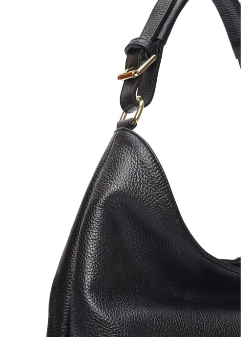 Anna Luchini Negro Bolso de cuero - Image 3