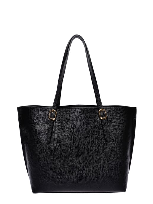 Isabella Rhea Negro Bolso de cuero - Image 1