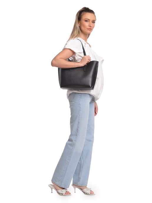 Isabella Rhea Negro Bolso de cuero - Image 5