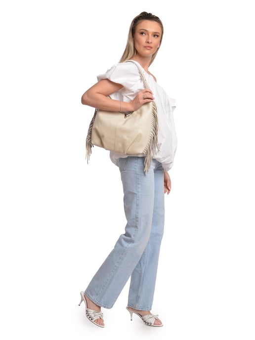 Isabella Rhea Beige Bolso de cuero - Image 5