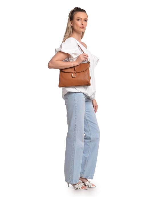 Anna Luchini Brown Bolso de cuero - Image 5