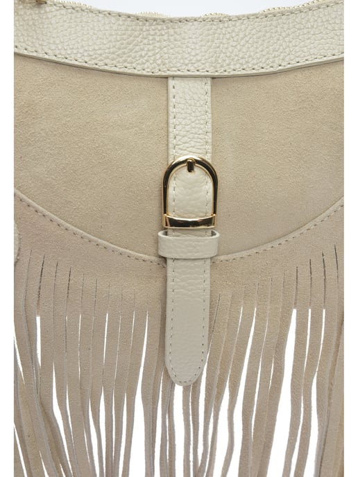 Anna Luchini Beige Bolso de cuero - Image 3