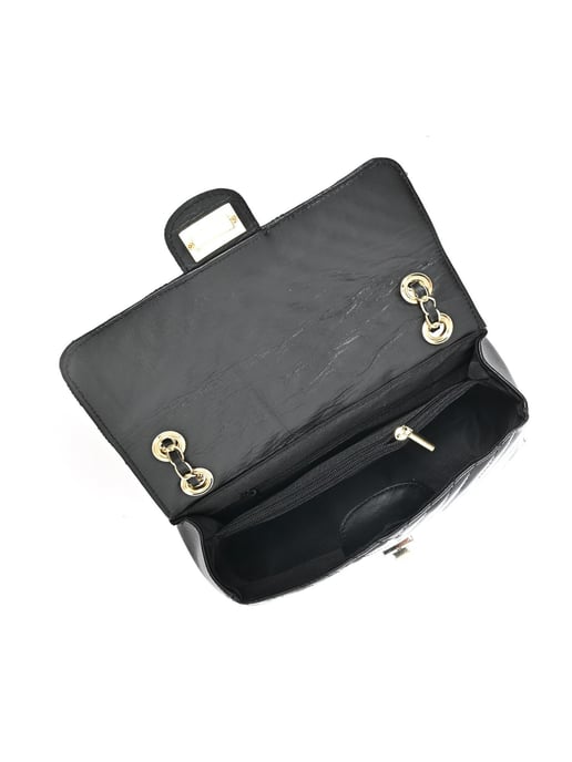 Roberta M Negro Bolso de cuero - Image 4