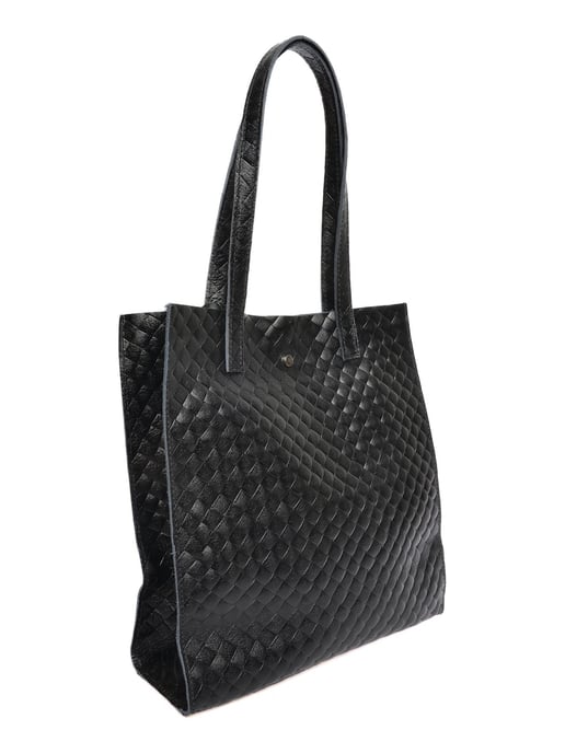 Anna Luchini Negro Bolso de cuero - Image 2