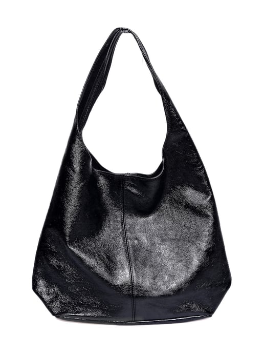 Luisa Vannini Negro Bolso de cuero - Image 1