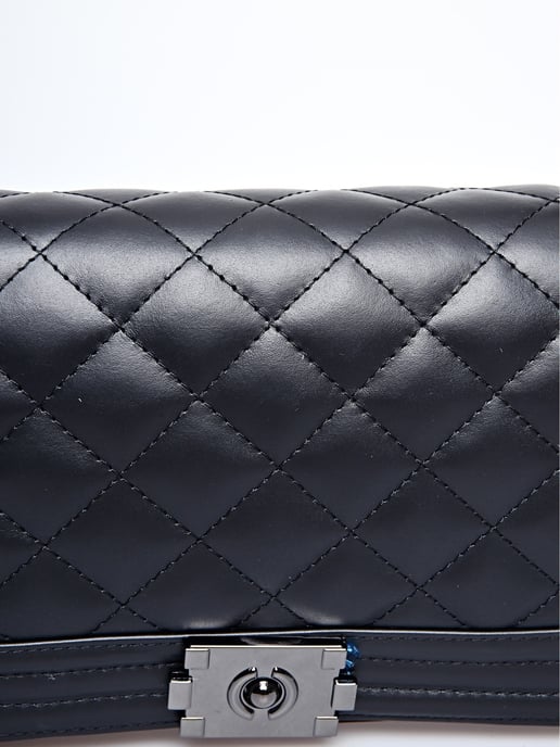 Anna Luchini Negro Bolso de cuero - Image 3