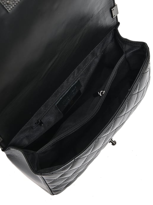Anna Luchini Negro Bolso de cuero - Image 4