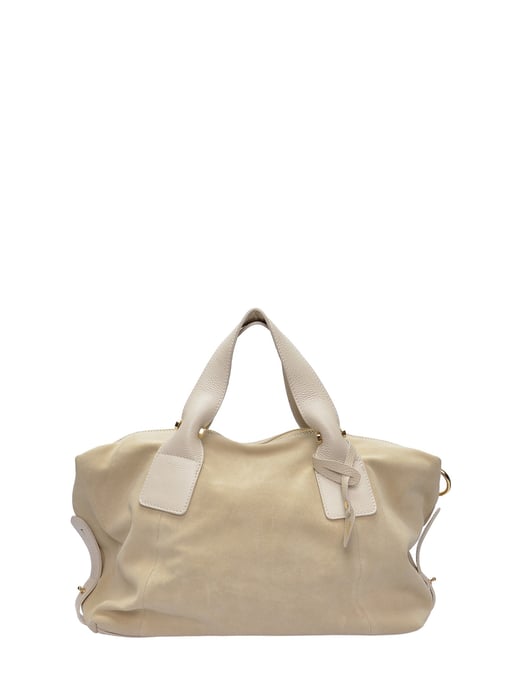 Anna Luchini Beige Bolso de cuero - Image 1