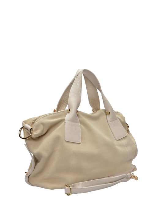 Anna Luchini Beige Bolso de cuero - Image 2