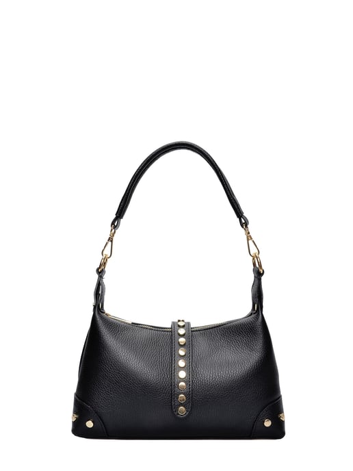 Anna Luchini Negro Bolso de cuero - Image 1
