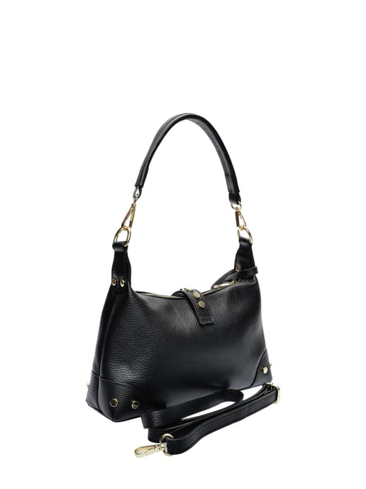 Anna Luchini Negro Bolso de cuero - Image 2