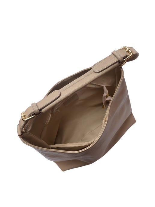 Anna Luchini Beige Bolso de cuero - Image 4