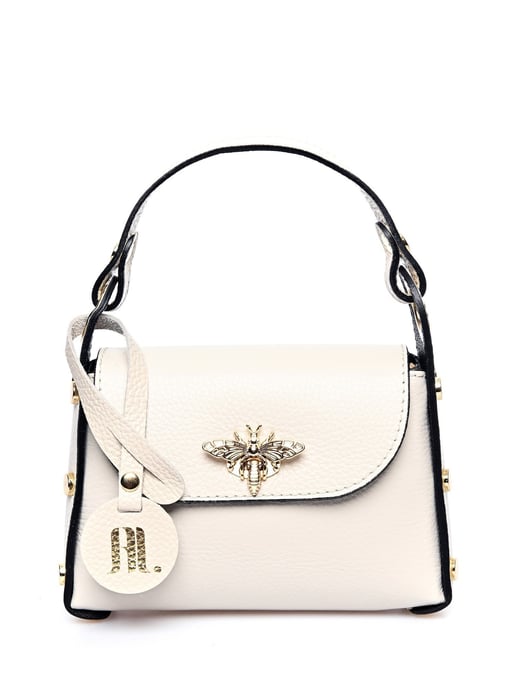 Anna Luchini Beige Bolso de cuero - Image 1