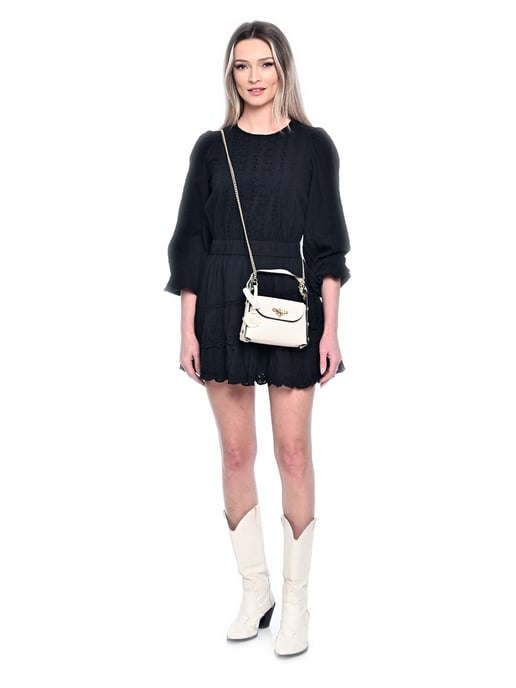 Anna Luchini Beige Bolso de cuero - Image 5