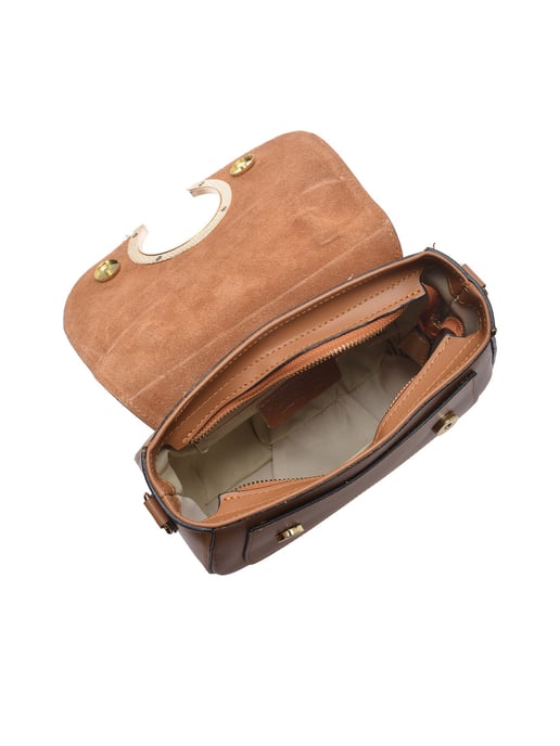 Luisa Vannini Brown Bolso de cuero - Image 4
