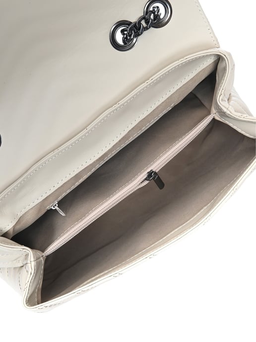 Luisa Vannini Beige Bolso de cuero - Image 4