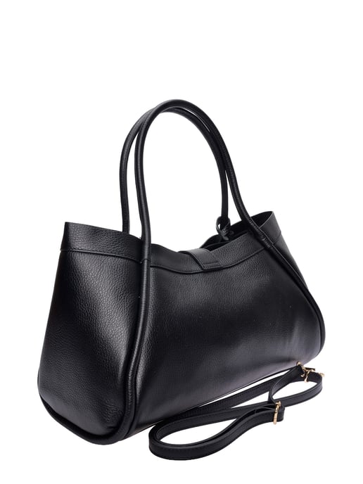 Luisa Vannini Negro Bolso de cuero - Image 2