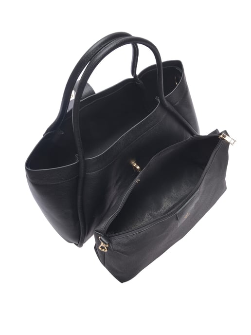 Luisa Vannini Negro Bolso de cuero - Image 4