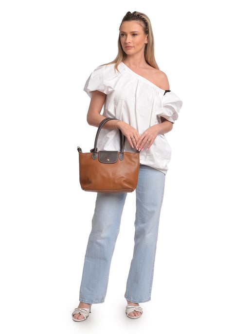 Anna Luchini Brown Bolso de cuero - Image 5