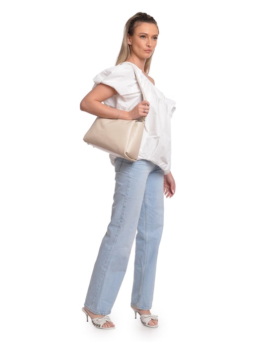 Isabella Rhea Beige Bolso de cuero - Image 5
