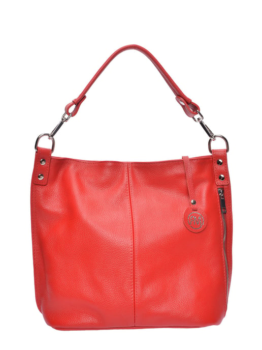 Roberta M Rojo Bolso de cuero - Image 1