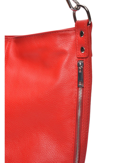 Roberta M Rojo Bolso de cuero - Image 3