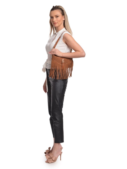 Anna Luchini Brown Bolso de cuero - Image 5