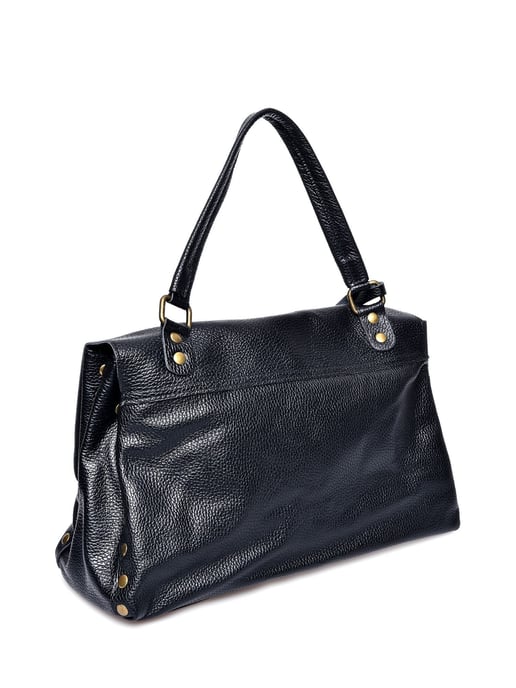 Anna Luchini Negro Bolso de cuero - Image 2