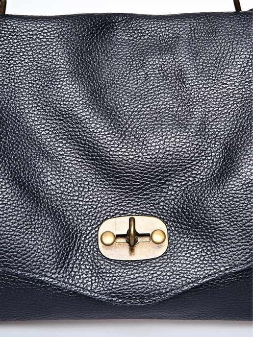 Anna Luchini Negro Bolso de cuero - Image 3