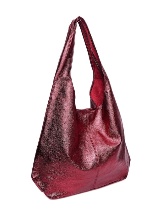 Luisa Vannini Rojo Bolso de cuero - Image 2