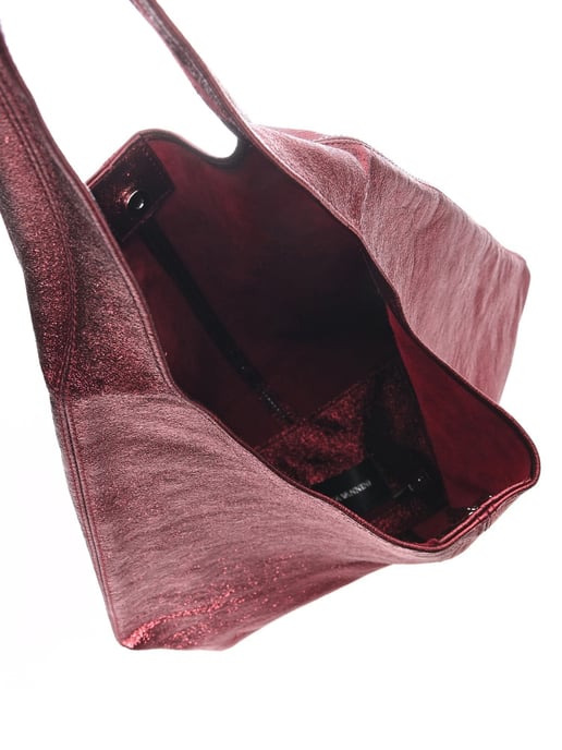 Luisa Vannini Rojo Bolso de cuero - Image 4
