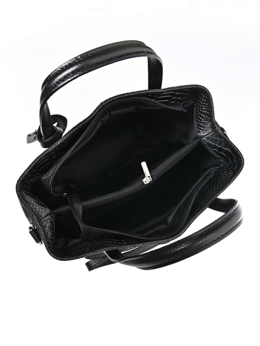 Roberta M Negro Bolso de cuero - Image 4