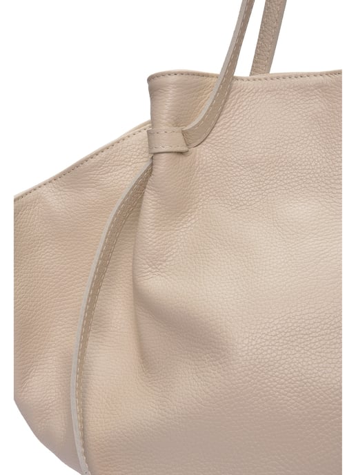 Roberta M Beige Bolso de cuero - Image 3