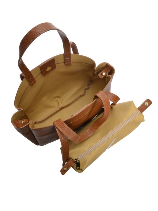 Anna Luchini Brown Bolso de cuero - Image 4