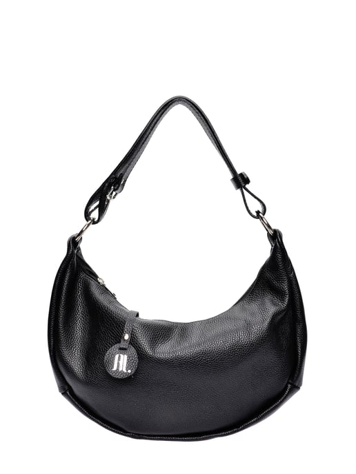 Anna Luchini Negro Bolso de cuero - Image 1