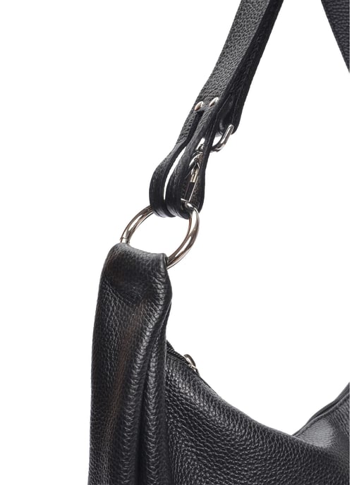 Anna Luchini Negro Bolso de cuero - Image 3