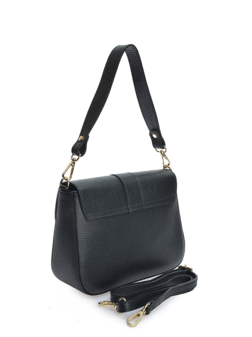 Anna Luchini Negro Bolso de cuero - Image 2