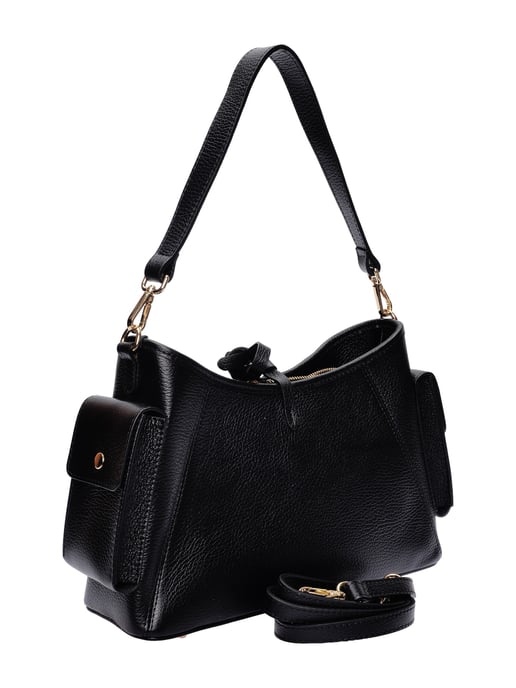 Anna Luchini Negro Bolso de cuero - Image 2