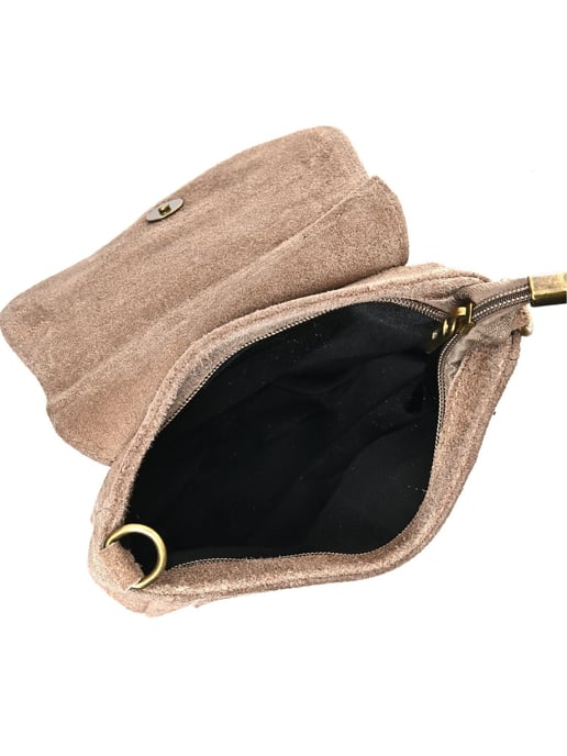 Anna Luchini Beige Bolso de cuero - Image 4