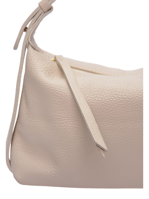 Roberta M Beige Bolso de cuero - Image 3