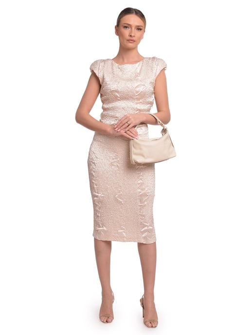 Roberta M Beige Bolso de cuero - Image 5