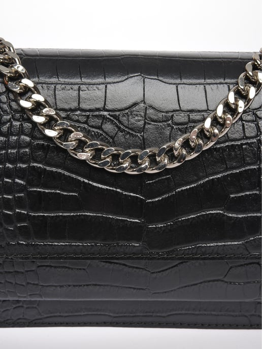 Luisa Vannini Negro Bolso de cuero - Image 3