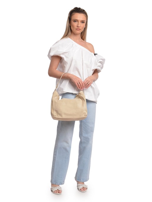 Isabella Rhea Beige Bolso de cuero - Image 5